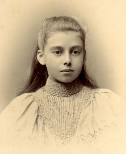 unknown girl, ca 1892
