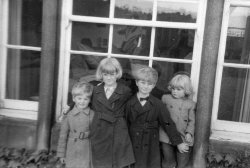 Holdsworth Children at Scargill, 1956