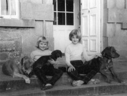Girls and Dogs at Bellinter, 1960