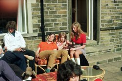At Vicky Walton's home, Halifax, 1973