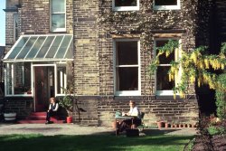 In the sunshine at home, Halifax, 1973