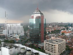 View from Hyatt Hotel, Surabaya, Indonesia 2008