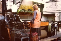 Wire-Loom Weaving, 'A-Shed', John Holdsworth & Co Ltd, Halifax 1979
