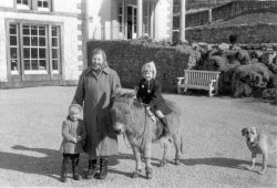 Ruth Downing, David, Ingrid, Neddy, Flip 1954