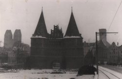 The old main gate at Lübeck, 1946