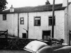 The Bentley BCP 555 Outside Mile House, Kettlewell 1950