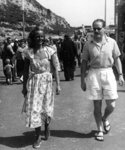Sonya Shurey and Bill Holdsworth at Scarborough 1950