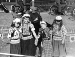 Children at Marken Holland 1953