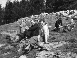Picnic above Scargill; Brycesons and Holdsworths, 1953