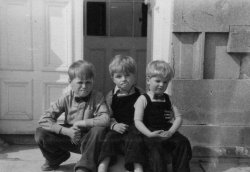 Holdsworth children at Bellinter, 1955