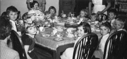 David Holdsworth's birthday party at Scargill 27 January 1956