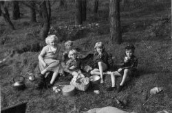 At Spout Dub, near Scargill House, 1956