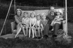 The Holdsworth Family at Scargill, 1956
