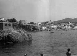 The bay at Calella, Costa Brava, Spain, 1959