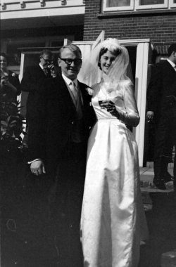 Wedding of Rudy Kuperus and Marijke Suurenbroek, ca 1962