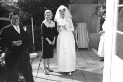 Wedding of Rudy Kuperus and Marijke Suurenbroek, ca 1962