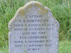 kortright gravestone