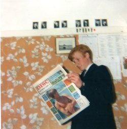 In David Holdsworth's room in Newlands, Harrow School, 1967
