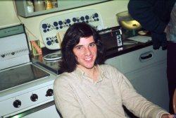 John Summesrskill in the kitchen at HV, 1971