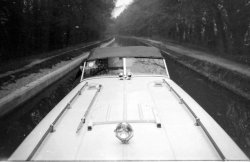 On Narrowboat with Allotts in Wales, 1974