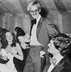 David Holdsworth at the White Rose Ball 1978