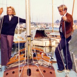Didy, Michael Holdsworth, assessing yacht, 1978