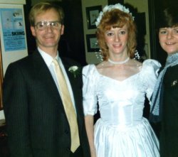 Lesley's Wedding to David Barnes, 1988