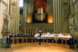 Carols at Ripon Cathedral, Dec 1998