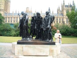 The Burghers of Calais by Rodin, London, 2 July 2003