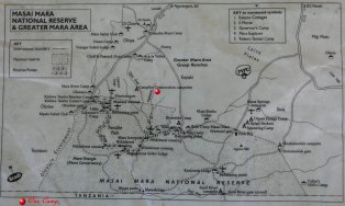 Map of the Masai Mara