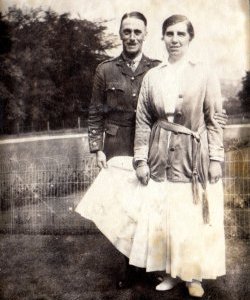 Hugh Reginald Holdsworth & Constance Gertrude Holdsworth at Netherside Hall, June 10, 1916 