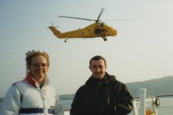 Taking the Ferry, Hollyhead - Dun Loughaire, 11 Feb 1993