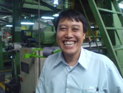 Edy Djulianto at Ateja Multi Industri, Bandung 2006