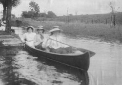 On rowing boat 1910