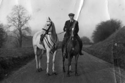 Billy Mawson on 'Ginger' with Princess Mary's Horse 'Compton', 1933