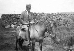George Bertram Holdsworth on Conistone Moor, ca 1932