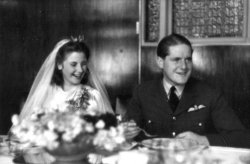 Wedding of William Holdsworth to Dina Maria Kuperus, Amsterdam 1946