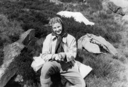 Didy Holdsworth, on the Moor, 1946