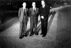 Phillip Sunderland, Danny Sarmu, WH, in Helsinki, 1950