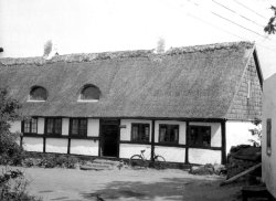 The pub that specialises in smoked eels, Denmark, ca 1950 