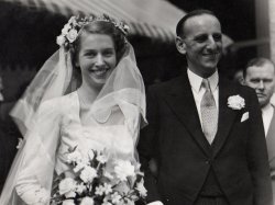 At Brian Johnston and Pauline Tozer's Wedding 1948