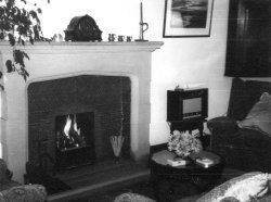The Sitting Room Fire-Place, at Scargill House, Kettlewell, 1953