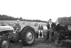 At the Bailey's Farm, near Sandsend, July 1954