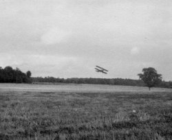 Tiger Moth aeroplane at Bellinter, 1955