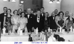 R.A.F.A. Dinner, November 1955