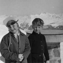 at the Hörnli Hut, Arosa 1956