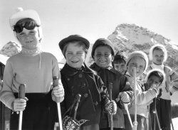 The Children's Ski School, Arosa, 1956