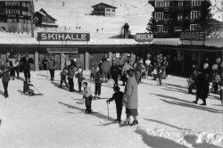  at the Ski School, Arosa, 1956