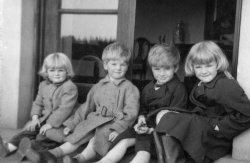 Holdsworth Children at Scargill, 1956