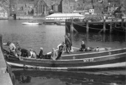 Fishing from Whitby, 1956